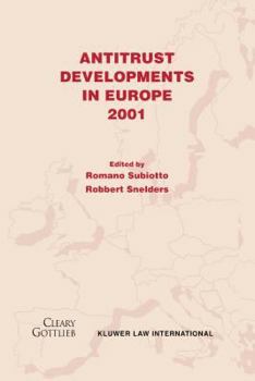 Hardcover Antitrust Developments in Europe, 2001 Book