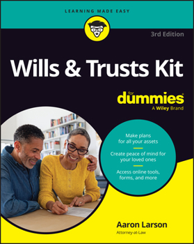 Paperback Wills & Trusts Kit for Dummies Book