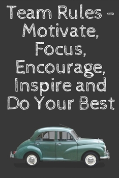 Team Rules: Team Rules  Lined Notebook /Journal Gift ,100 pages 6*/9*, Soft Cover ,matte  Cover