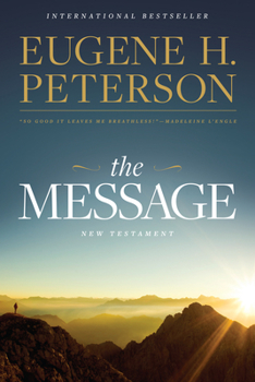 Paperback The Message New Testament Reader's Edition (Softcover) Book