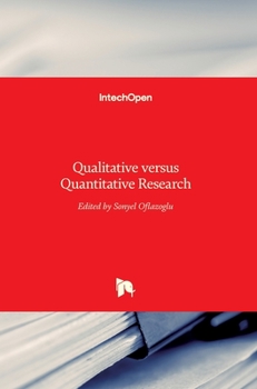 Hardcover Qualitative versus Quantitative Research Book
