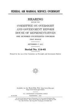 Paperback Federal Air Marshal Service: oversight Book