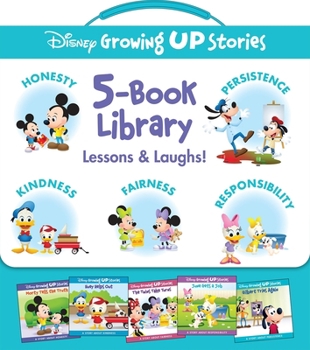 Board book Disney Growing Up Stories: 5-Book Library Lessons & Laughs! Book