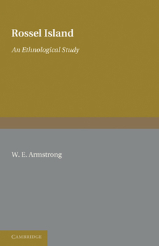 Paperback Rossel Island: An Ethnological Study Book