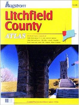 Paperback Hagstrom Litchfield County Atlas Book