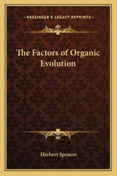 Paperback Factors of Organic Evolution Book