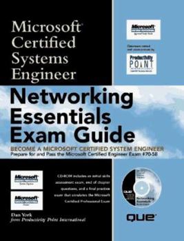 Hardcover Networking Essentials Exam Guide [With Includes an Initial Skills Assessment Exam...] Book