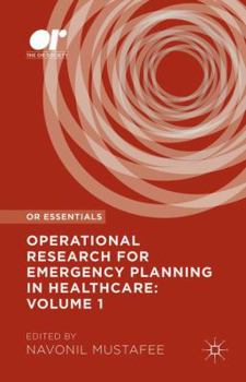 Hardcover Operational Research for Emergency Planning in Healthcare: Volume 1 Book