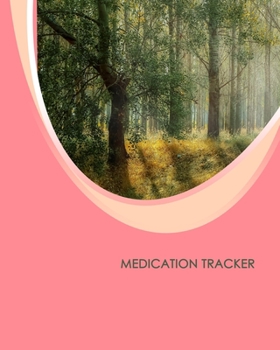 Paperback Medication Tracker: Large Print - Daily Medicine Tracker Notebook- Undated Personal Medication Organizer Book