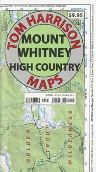 Map Mount Whitney High Country Book