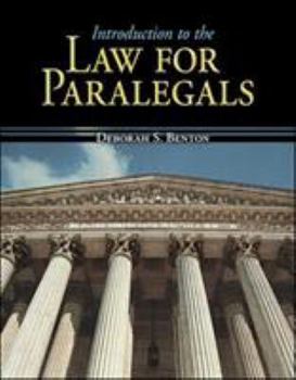 Hardcover Introduction to the Law for Paralegals Book