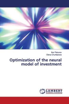 Paperback Optimization of the neural model of investment Book