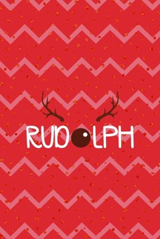 Rudolph: Notebook Journal Composition Blank Lined Diary Notepad 120 Pages Paperback Pink Coral Reindeer