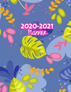 2020-2021 Planner: Two Year Calendar Organizer and Goal Journal | January 2020 - December 2021 Daily, Weekly and Monthly Planner Book with Back Sticker Expression Wall for 2 Years | Design Code 629924