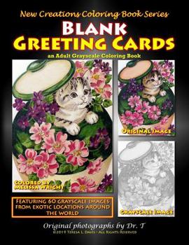 Paperback New Creations Coloring Book Series: Blank Greeting Cards Book