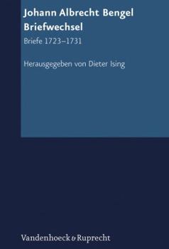 Hardcover Johann Albrecht Bengel: Briefwechsel: Briefe 1723-1731 [German] Book