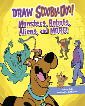 Paperback Draw Scooby-Doo!: Monsters, Robots, Aliens, and More! Book