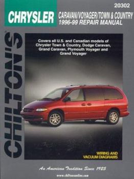 Paperback Chrysler-Caravan/Voyager/Town & Country 1996-99 Book