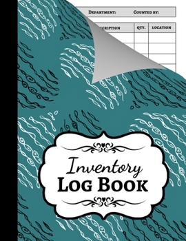 Paperback Inventory Log Book: Ledger / Keeper / Accounting / Tracking Sheets / Record / Tracking Book / Organizer Book