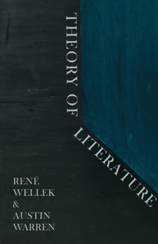 Paperback Theory of Literature Book