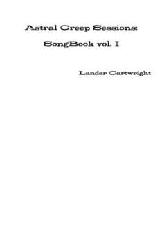 Paperback Astral Creep Sessions: Songbook vol. I Book