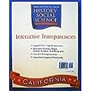 Film Houghton Mifflin Social Studies California: Interactive Transp LVL 4 Book