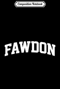 Composition Notebook: Fawdon Vintage Sports Team Arch  Journal/Notebook Blank Lined Ruled 6x9 100 Pages