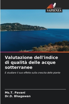 Paperback Valutazione dell'indice di qualità delle acque sotterranee [Italian] Book