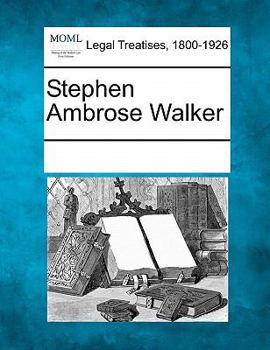 Paperback Stephen Ambrose Walker Book