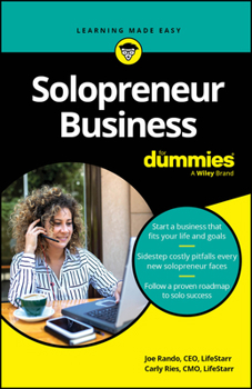 Paperback Solopreneur Business for Dummies Book