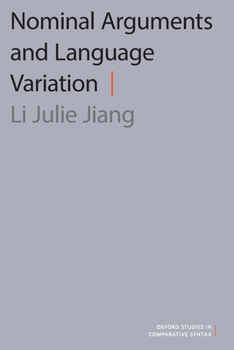 Paperback Nominal Arguments and Language Variation Book