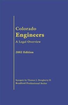 Paperback Colorado Engineers: 2002, a Legal Overview Book