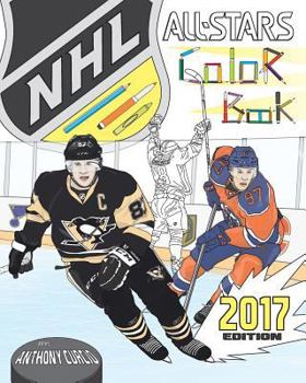 Paperback NHL All Stars 2017: Hockey Coloring and Activity Book for Adults and Kids: feat. Crosby, Ovechkin, Toews, Price, Stamkos, Tavares, Subban Book