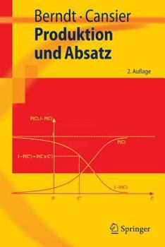 Paperback Produktion Und Absatz [German] Book