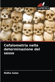 Paperback Cefalometria nella determinazione del sesso [Italian] Book