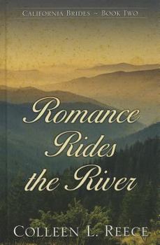 Hardcover Romance Rides the River [Large Print] Book