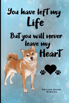Pet Loss Journal Shiba Inu: Guided Prompt Keepsake Workbook