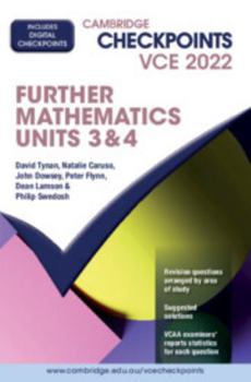 Paperback Cambridge Checkpoints VCE Further Mathematics Units 3&4 2022 Book