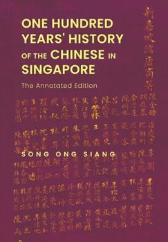 Paperback One Hundred Years' History of the Chinese in Singapore Book