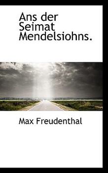 Paperback ANS Der Seimat Mendelsiohns. Book