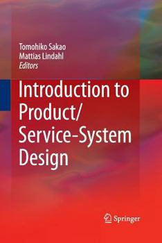 Paperback Introduction to Product/Service-System Design Book