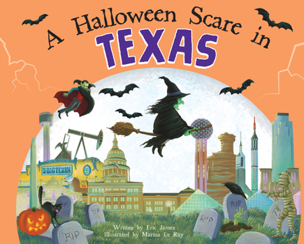 Hardcover A Halloween Scare in Texas Book