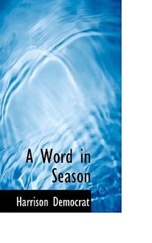 Paperback A Word in Season Book
