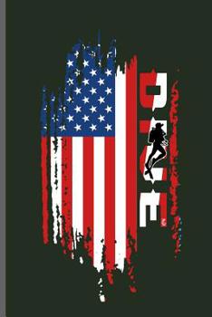 Paperback Dive: American Flag USA Independence Day notebooks gift (6x9) Dot Grid notebook to write in Book