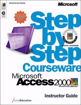 Paperback Microsoft® Access 2000 Step by Step Courseware Trainer Pack Book
