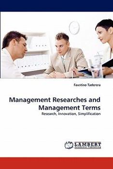 Paperback Management Researches and Management Terms Book