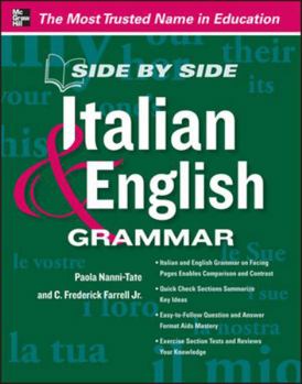 Paperback Side by Side Italian and English Grammar Book
