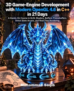Paperback 3D Game-Engine Development with Modern OpenGL 4.6 in C++ in 21 Days: A Hands-On Course in GLSL Shaders, Buffers, Framebuffers, Direct State Access, ... Rendering (Learn Programming in 21 Days) Book