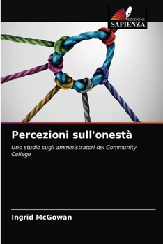 Paperback Percezioni sull'onestà [Italian] Book