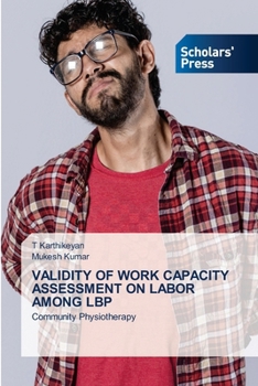 Paperback Validity of Work Capacity Assessment on Labor Among Lbp Book